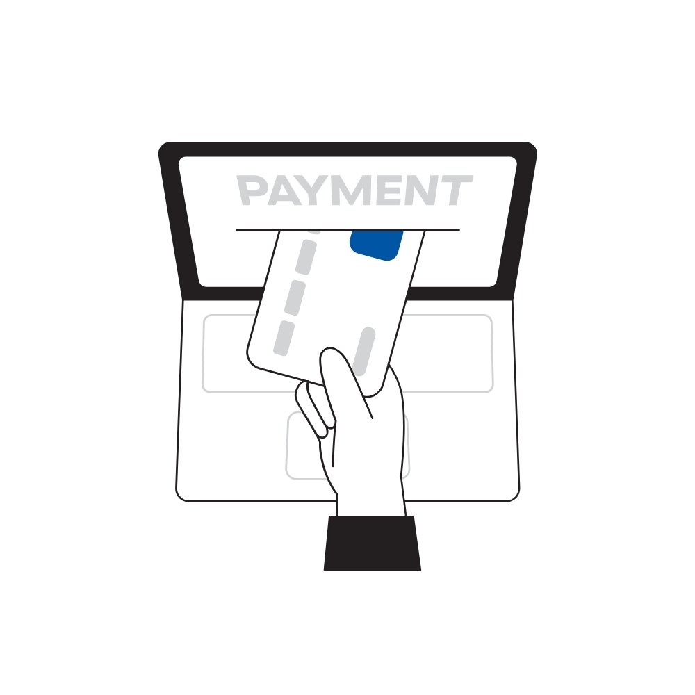 Pagamenti con carta di credito o debito, direttamente dal tuo sito web. Pagamenti con gateway in linea con la normativa PSD2 SCA.