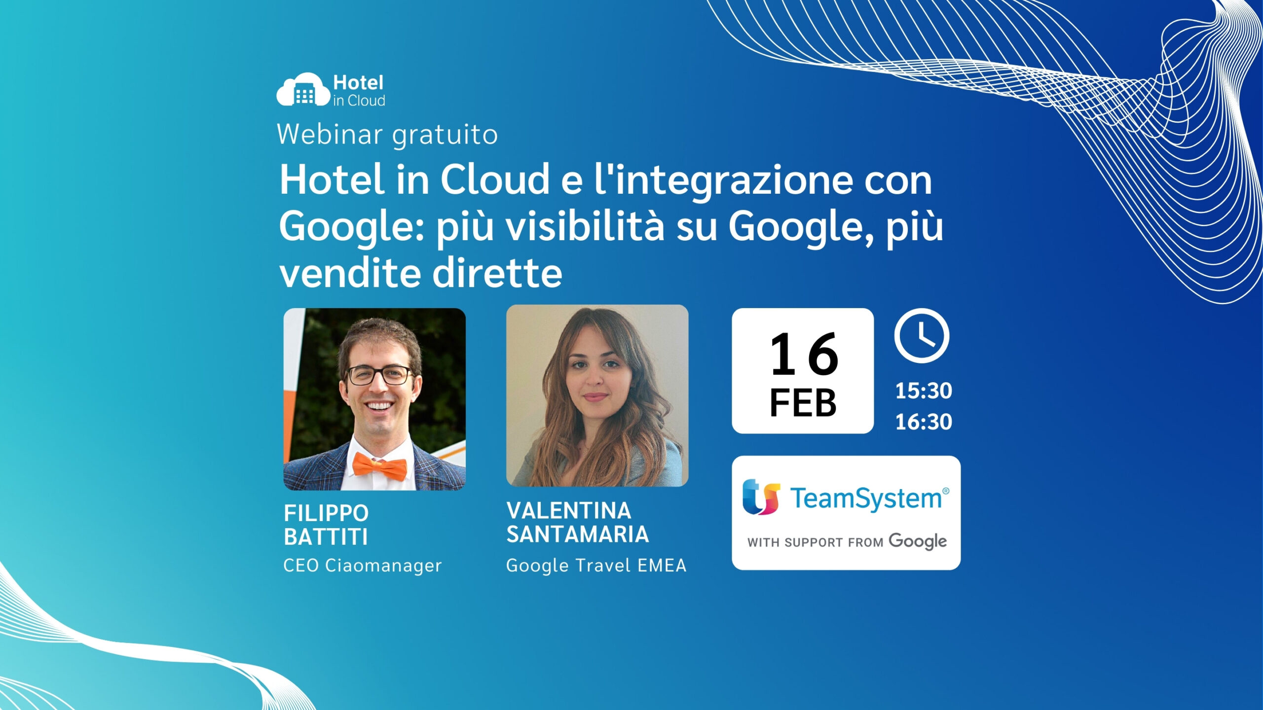 Hotel in Cloud e l'integrazione con Google free booking link