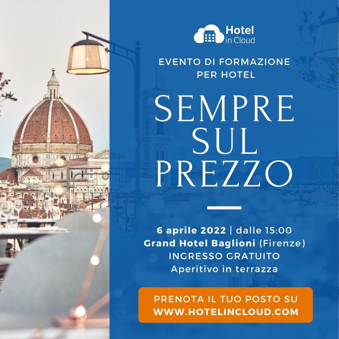 Sempre sul prezzo - Evento di formazione per hotel (Firenze, 6 aprile 2022)